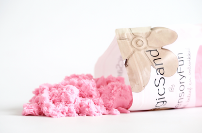 SensoryFun - Magic Sand - 1kg – Roze (ASBESTVRIJ GETEST!!)