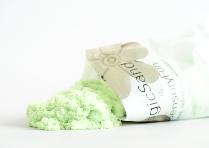 SensoryFun - Magic Sand - 1kg – Groen (ASBESTVRIJ GETEST!!)