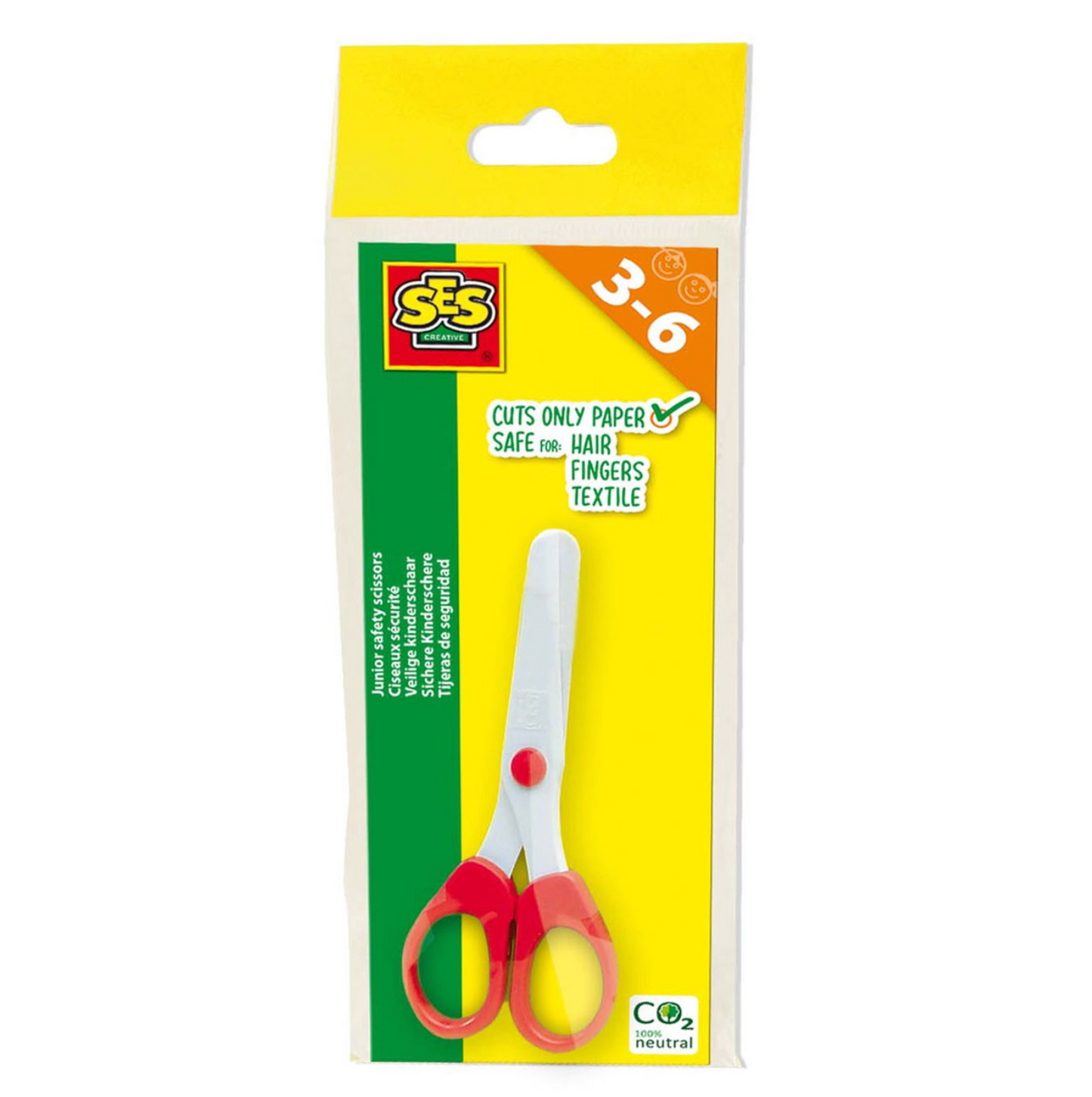 Mijn eerste schaar - SES Veilige plastic Kinderschaar