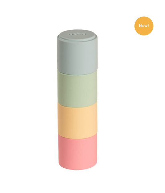 Stacking cups silicone - Dena pastel