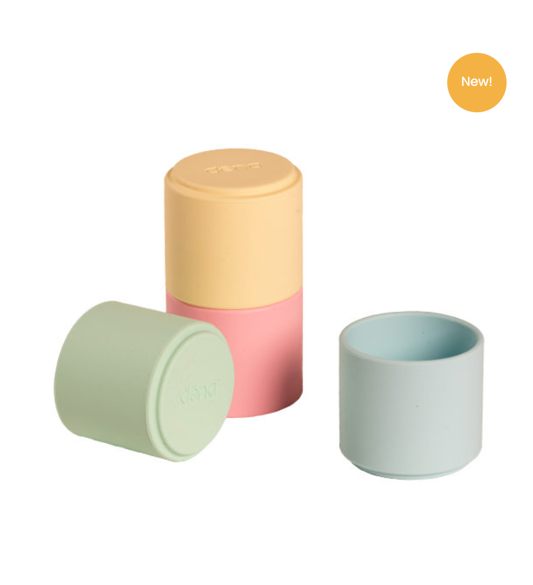 Stacking cups silicone - Dena pastel