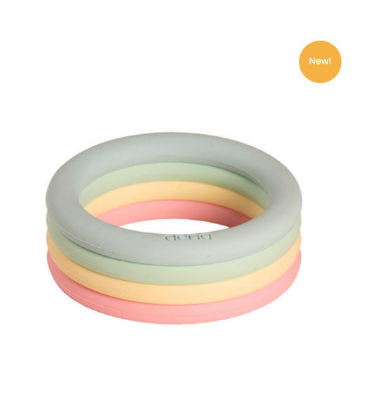 Dena - bijt/activiteiten ringen pastel