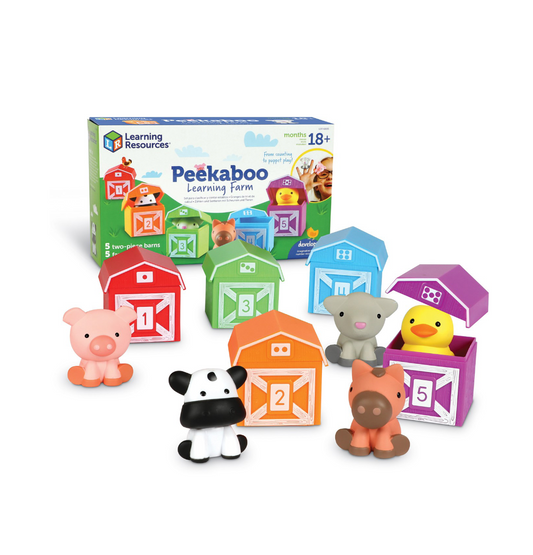 Peekaboo learning farm - Learning Recources - verstoppen & sorteren