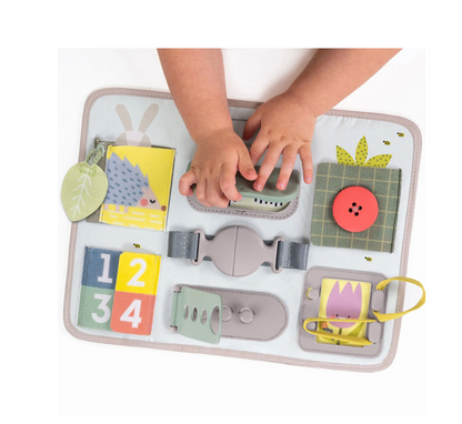 Taf toys – activity buckles board