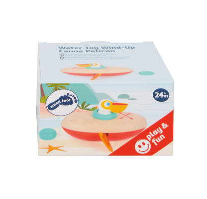 Houten Kano Pelikaan Badspeelgoed (opwindbaar) - Small foot