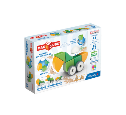 Magicube Geomag Recycled Wheels – Magnetische Bouwset 13-delig