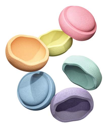 Mini Stapelstein  – Pastel Set (6-delig)