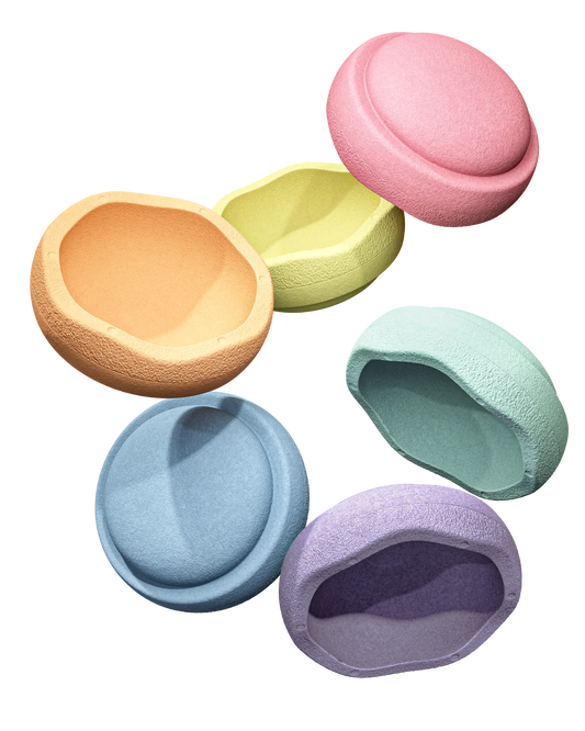 Mini Stapelstein  – Pastel Set (6-delig)