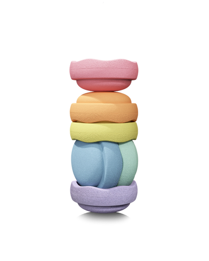Mini Stapelstein  – Pastel Set (6-delig)