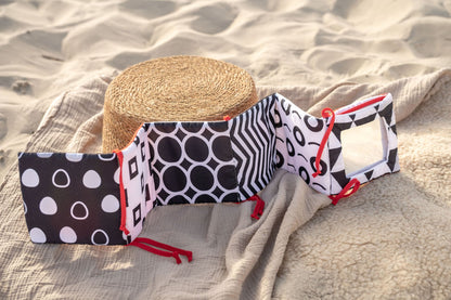 Edushape my first black and white book - cognitive development &amp; tummy time