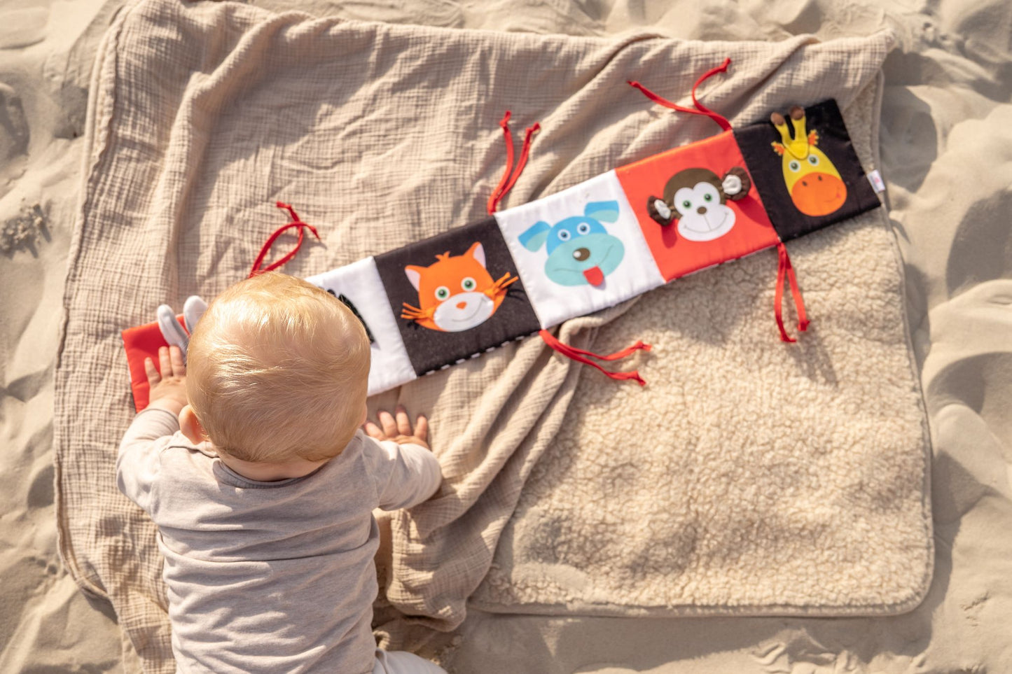 Edushape my first black and white book - cognitive development &amp; tummy time