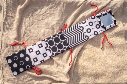 Edushape my first black and white book - cognitive development &amp; tummy time