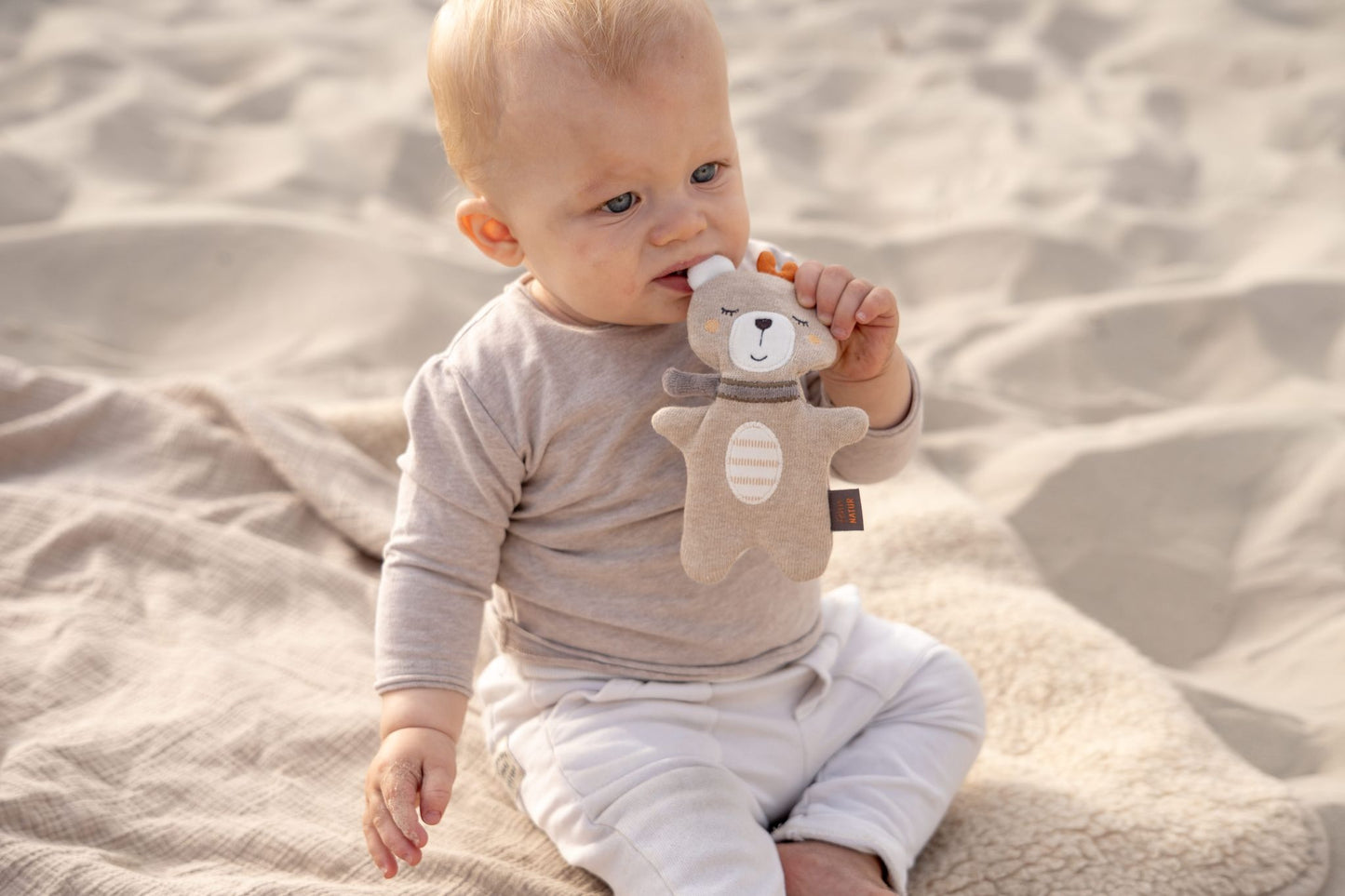 Boomwollen knisperbeertje - Fehn