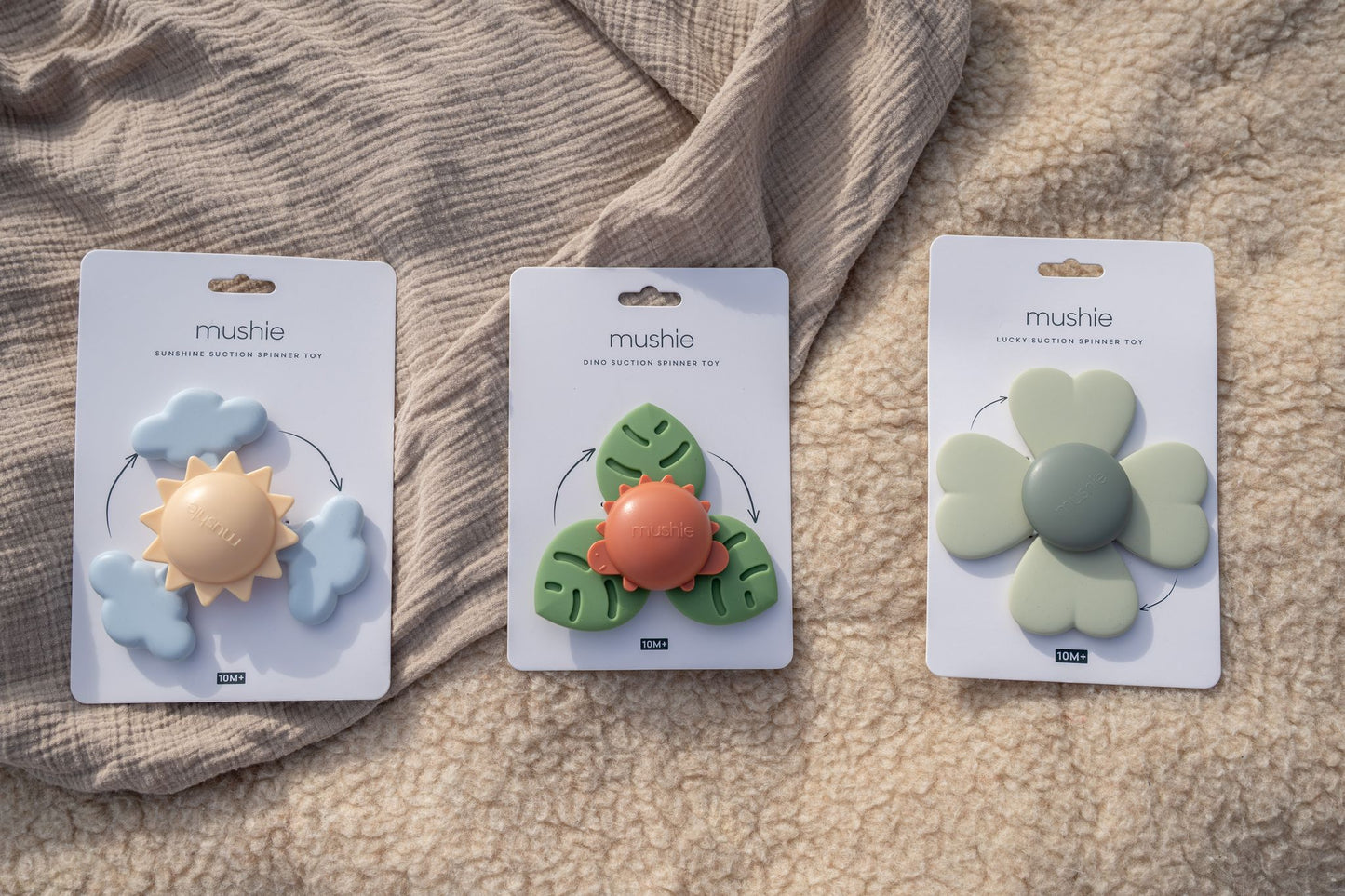 Fidget spinners mushie - verschillende varianten