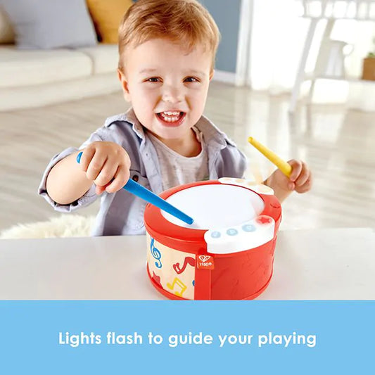 Hape Learn with Lights Drum – muziektrommel met lichtjes