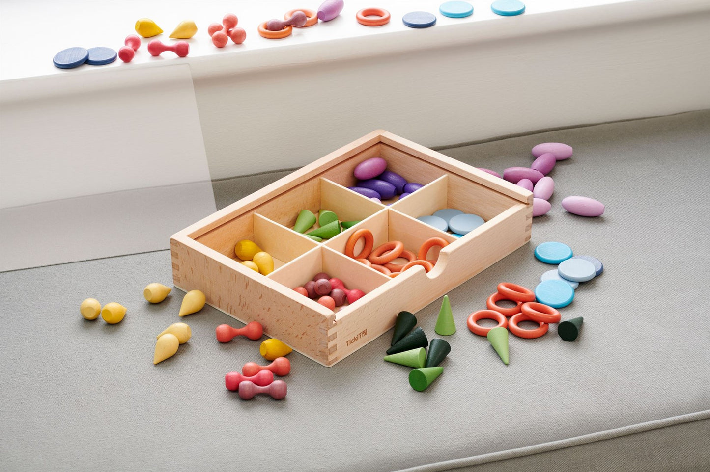 Houten Tickit Schatten Sorteerset