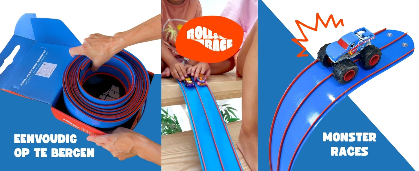 Autobaan -   Roll & Race Flexibele Autobaan