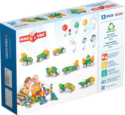 Magicube Geomag Recycled Wheels – Magnetische Bouwset 13-delig