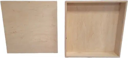 Sensorische speelbak met deksel 25x25x5 cm