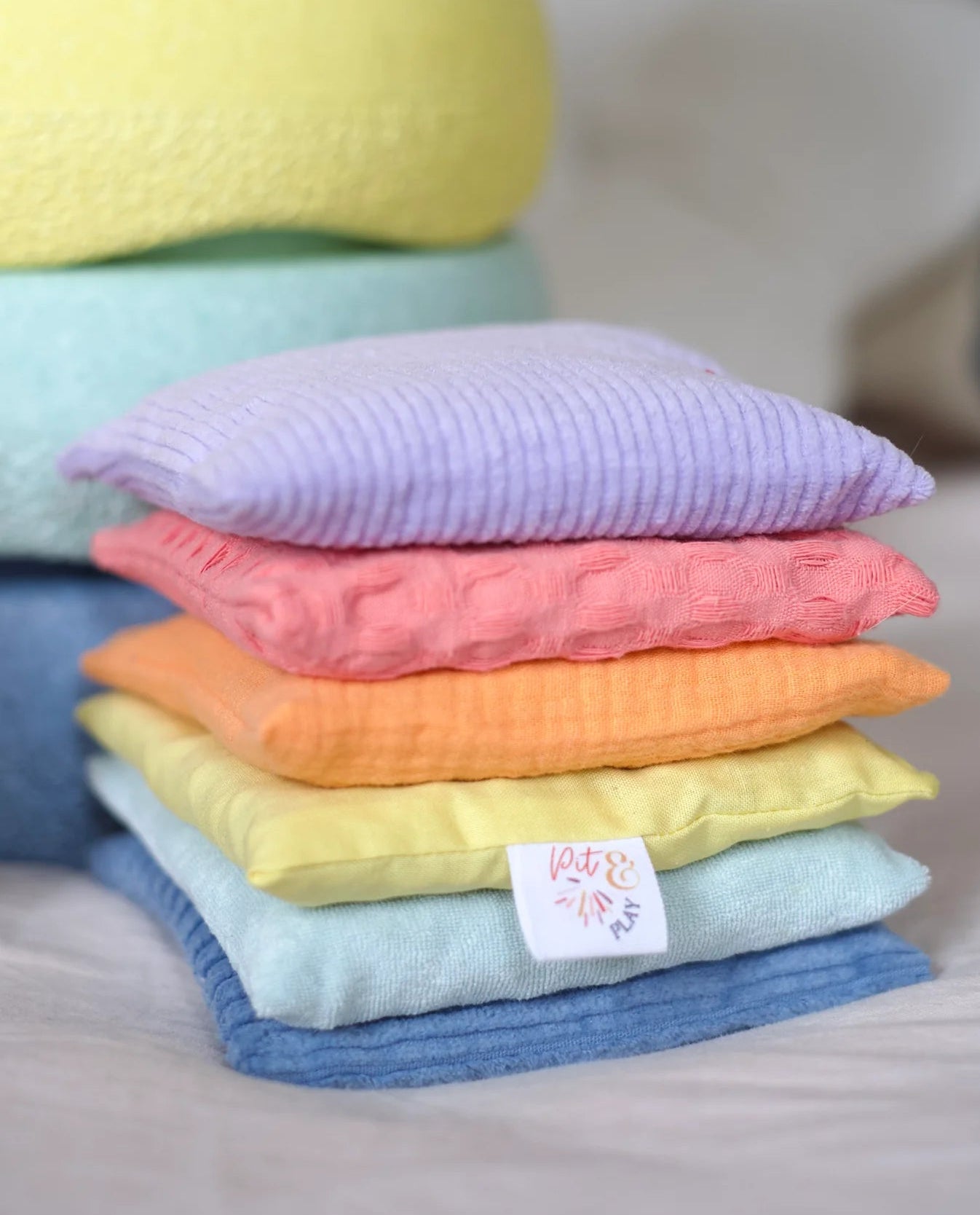 Pit and Play - Beanbag set pastel PROMOTION 6+1 FREE