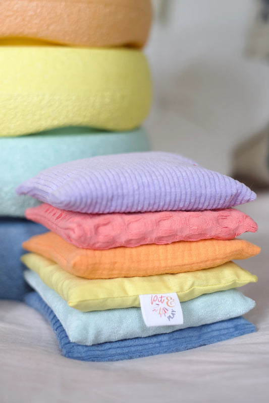 Pit and Play - Pittenzakjes set pastel ACTIE 6+1 GRATIS