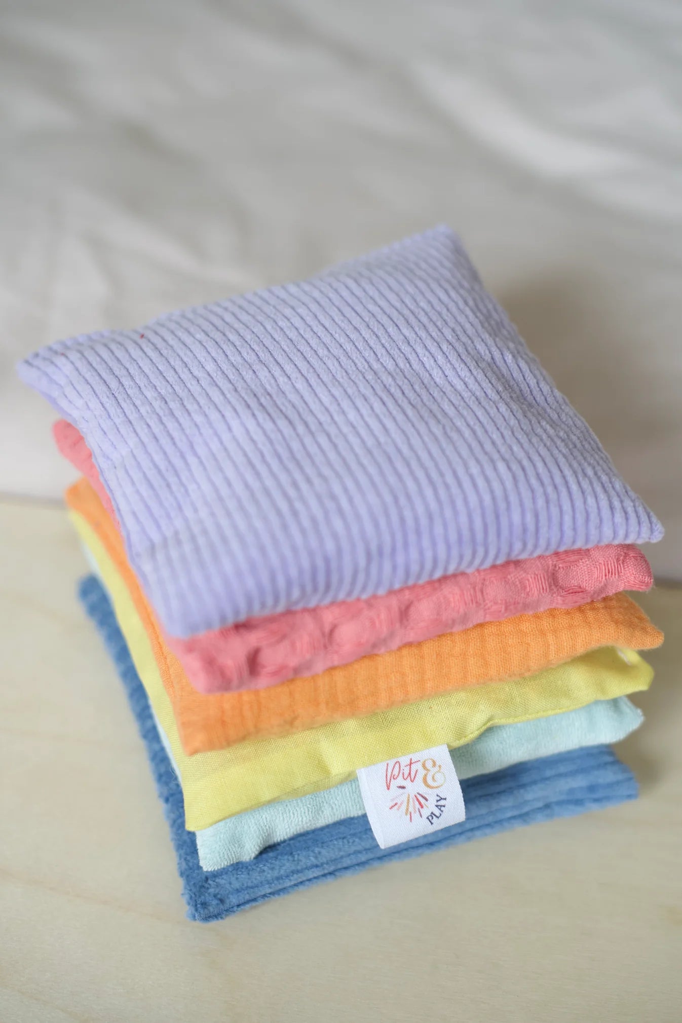 Pit and Play - Beanbag set pastel PROMOTION 6+1 FREE