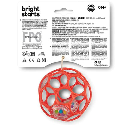 Oball Rattle Easy-Grasp Toy – Red