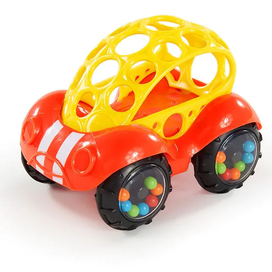 Oball - Rattle & Roll Buggie Toy – Red