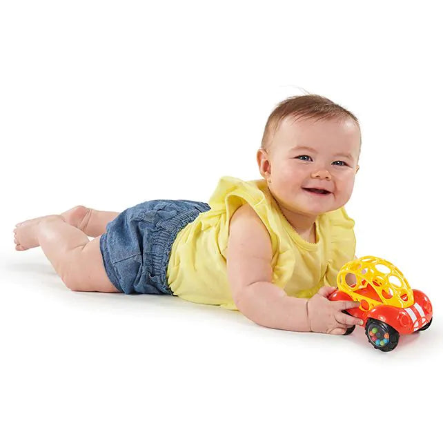 Oball - Rattle & Roll Buggie Toy – Red