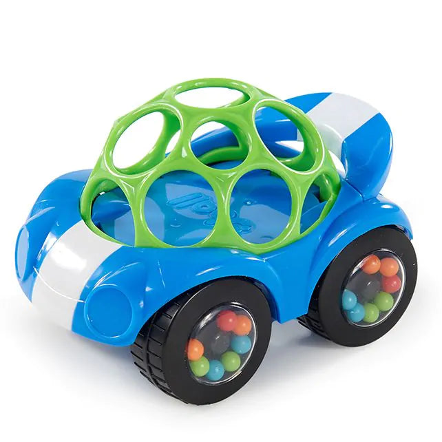 Oball - Rattle & Roll Buggie Toy – Blue