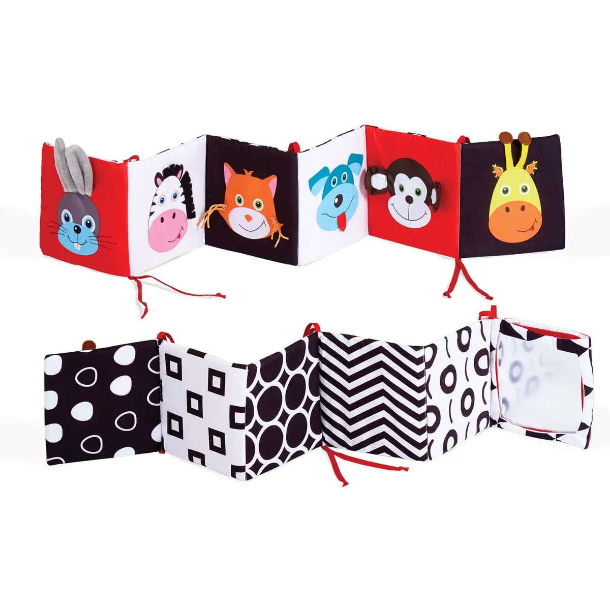 Edushape my first black and white book - cognitive development &amp; tummy time