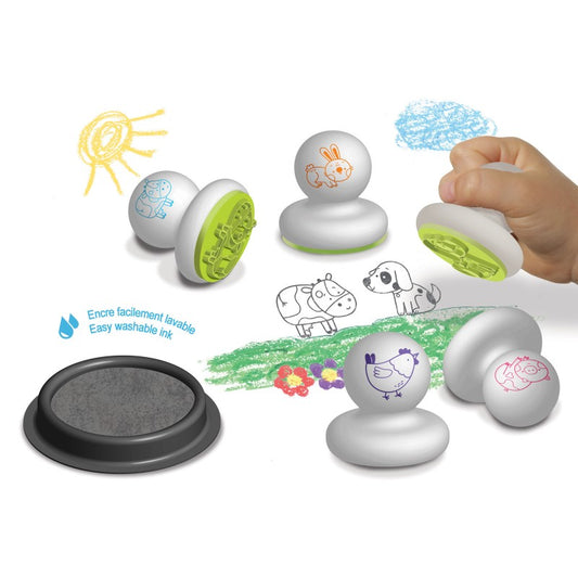 Mijn eerste Stempels - boerderijdieren (6-delig) - Crealign