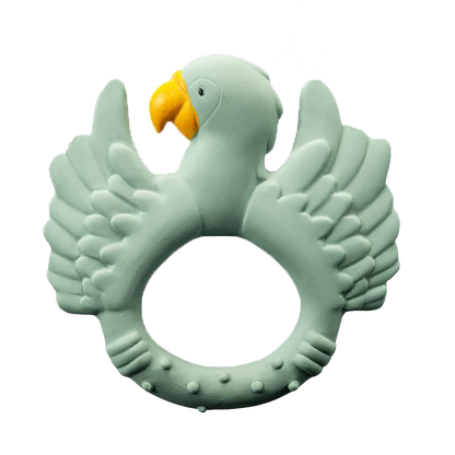 Natruba Teething Ring – Parrot Natural Rubber