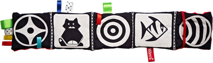 Baby zacht activiteitenboek zwart wit rood – vanaf geboorte | Mom’s Care