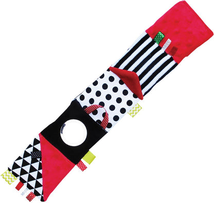 Baby zacht activiteitenboek zwart wit rood – vanaf geboorte | Mom’s Care