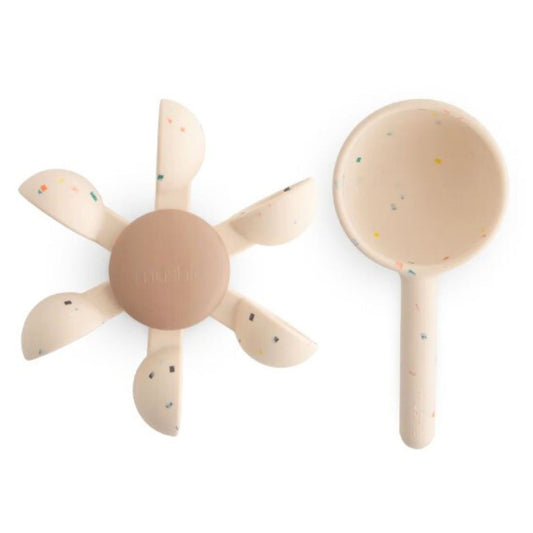 Fidgetspinner - Bad Speelgoed Water Wheel – Confetti - Mushie