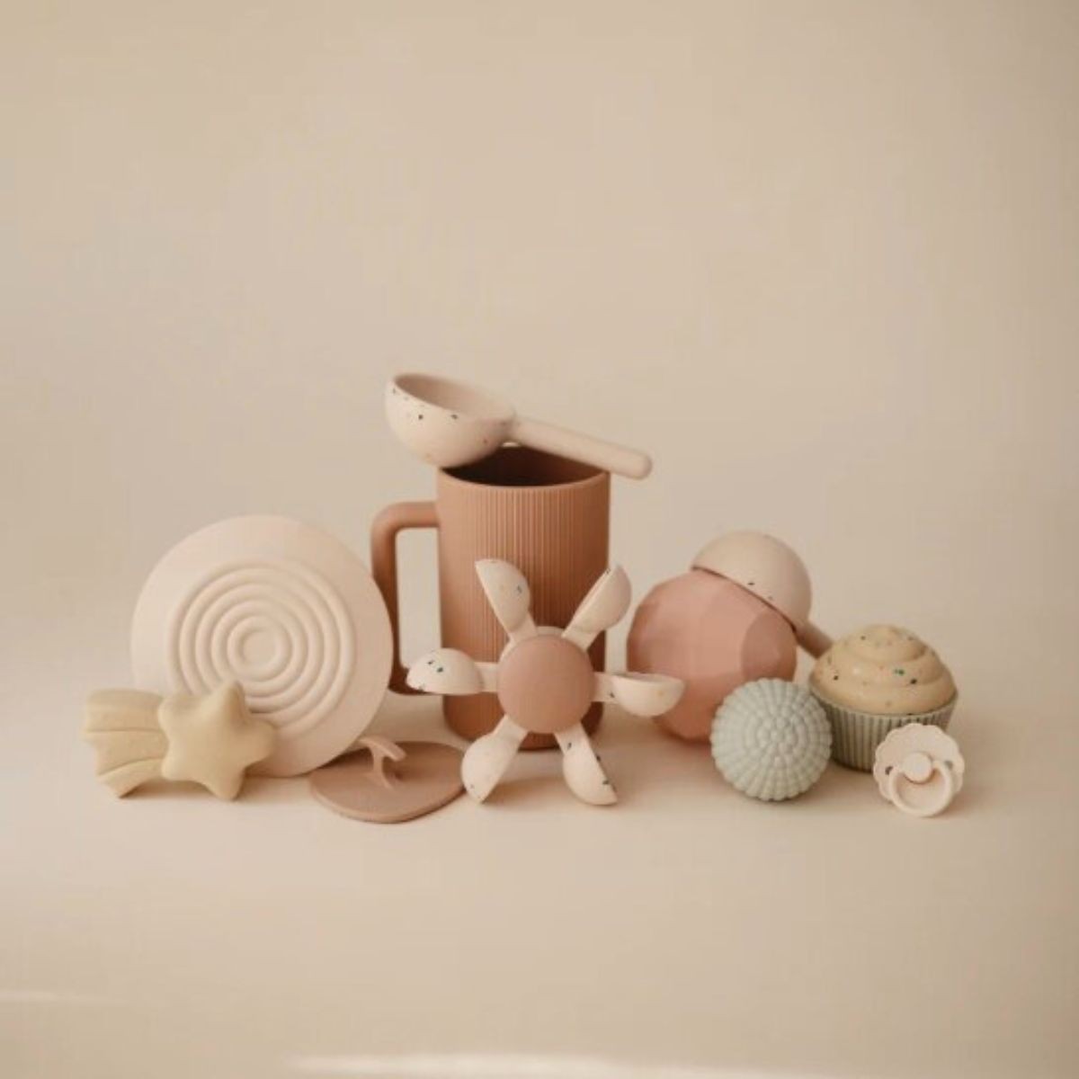 Fidgetspinner - Bad Speelgoed Water Wheel – Confetti - Mushie