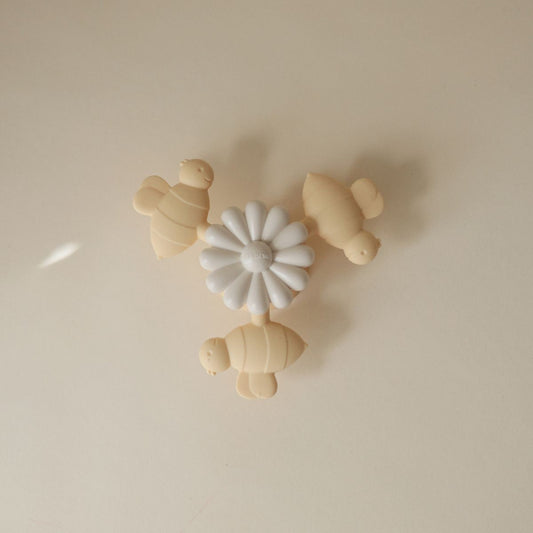 Fidget Spinner Mushie – Bijtjes met bloem