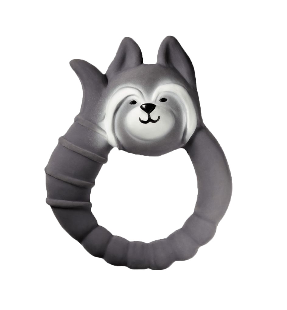 Natruba Bijtring – Wasbeertje natuurrubber