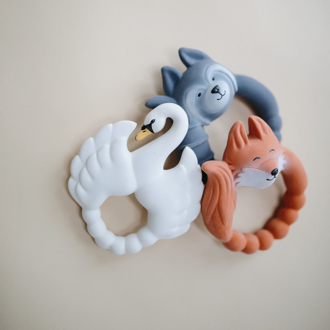 Natruba Bijtring – Wasbeertje natuurrubber