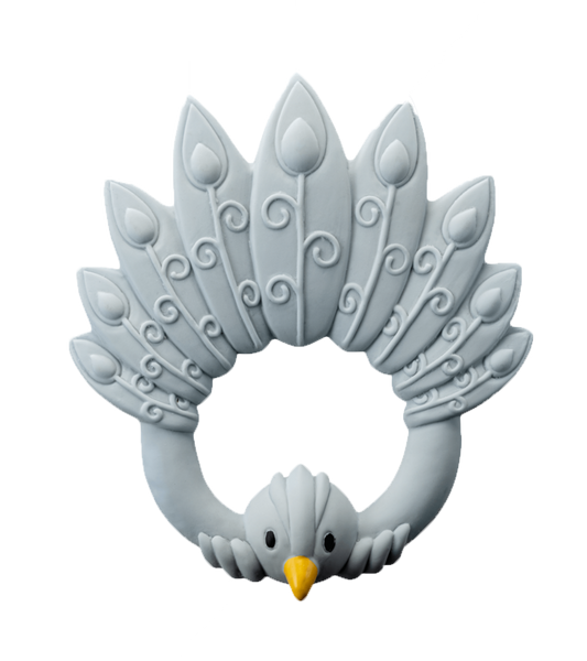 Natruba Bijtring –   Pauw natuurrubber