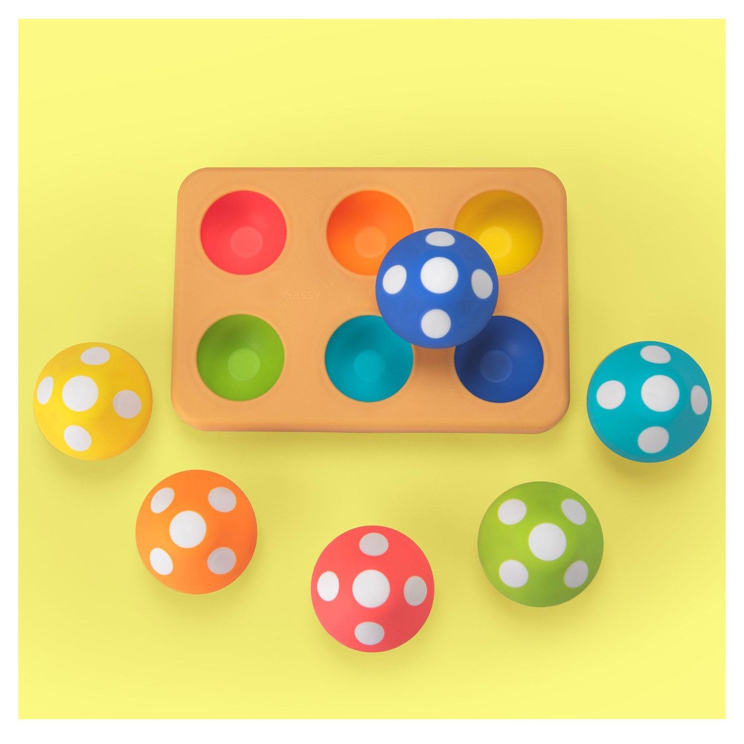 Sassy toys- Ondeugende paddenstoelen (12m+)