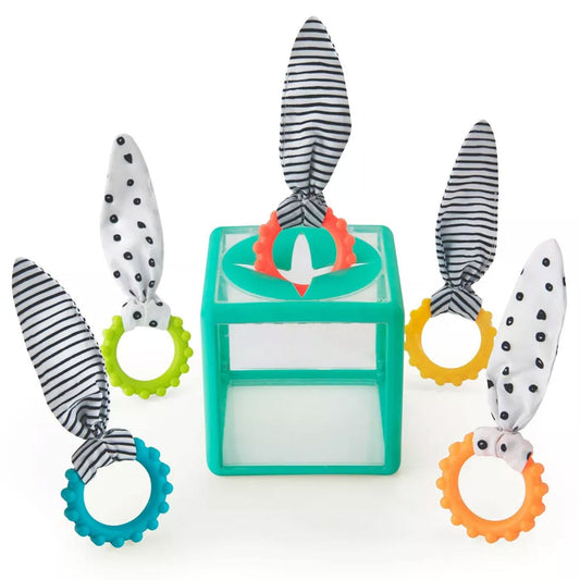 Sassy toys - rainbow ring drop (12m+)