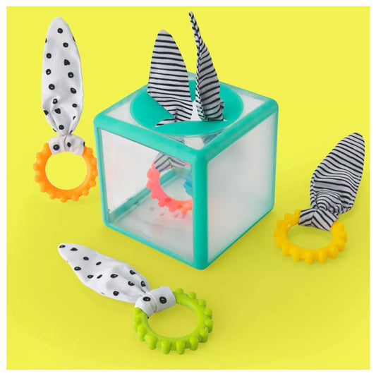 Sassy toys - rainbow ring drop (12m+)