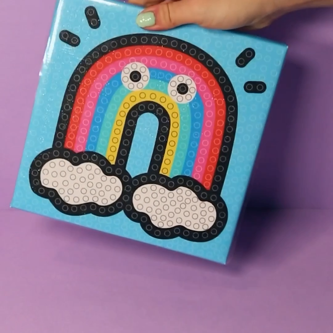 OMY Pom Pom Painting – Regenboog