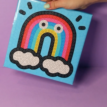 OMY Pom Pom Painting – Regenboog